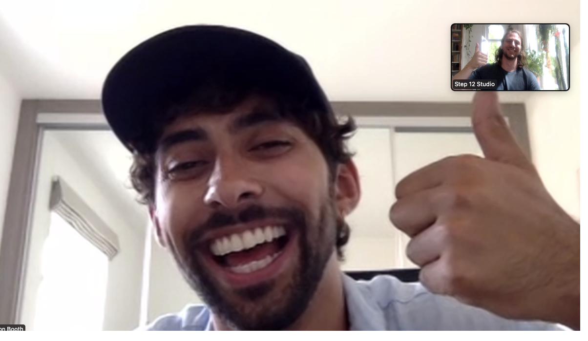 A one-to-one session with Rich on Zoom