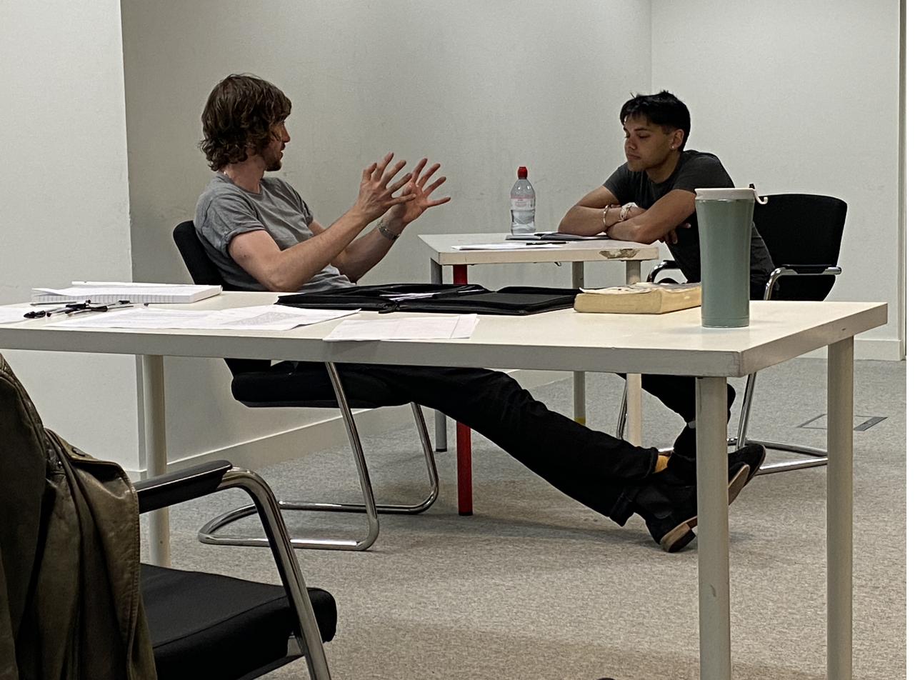 Rich coaching actors on the class stage